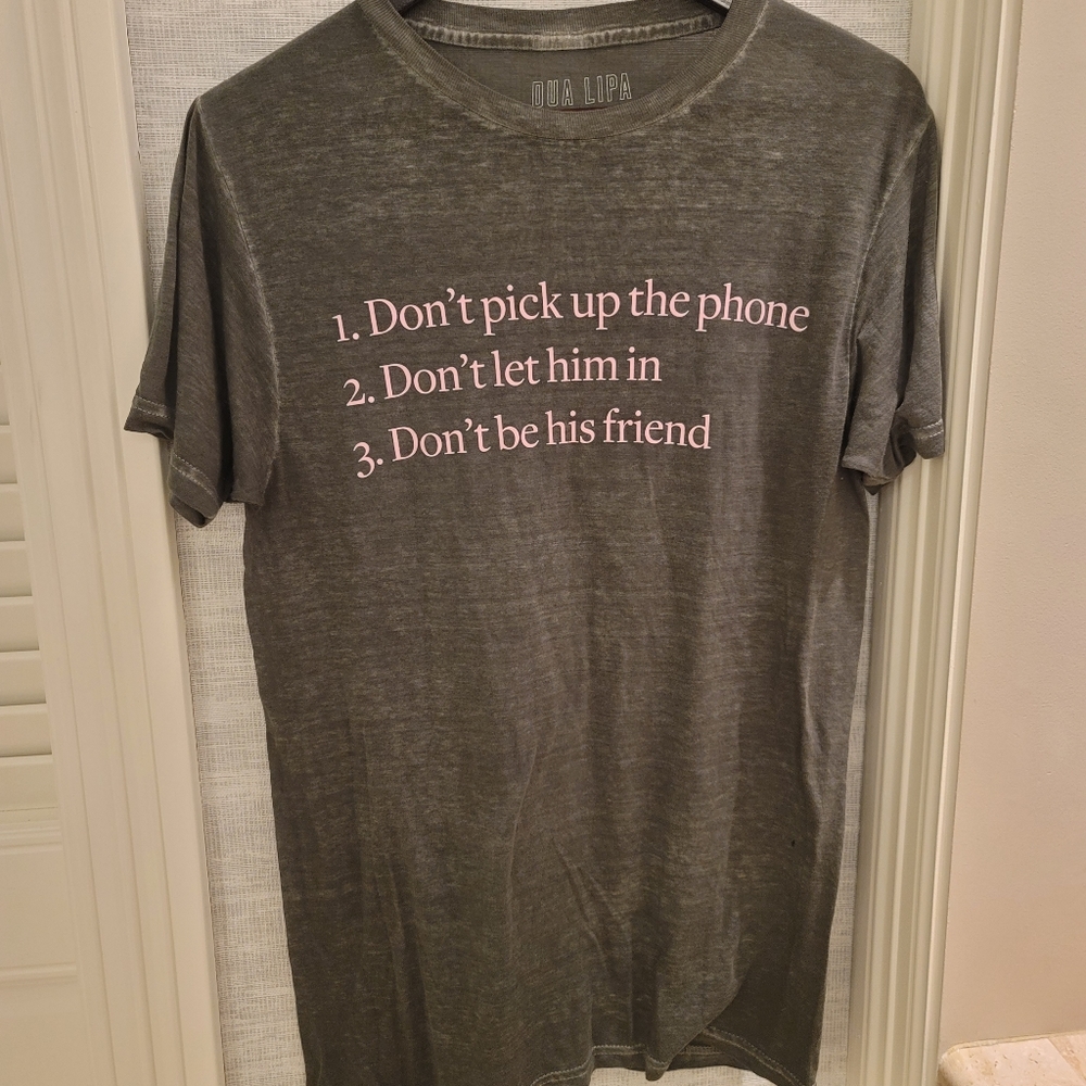 Dua Lipa Concert Tee Ultra Soft Small
